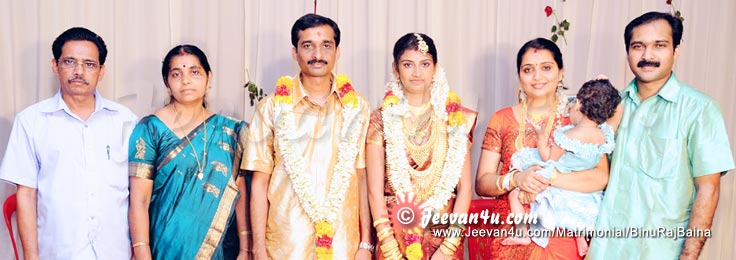 BinuRaj Baina Wedding